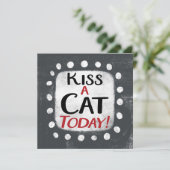 キスA Cat Todayグリーティングカード カード (スタンド正面)
