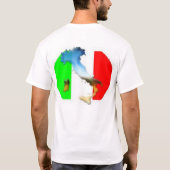 キスFENCHの乗車のイタリア語 Tシャツ (裏面)