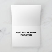 ***キスMe****お客様の「永遠」 カード (内部)