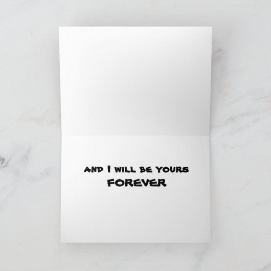 ***キスMe****お客様の「永遠」 カード (内部)