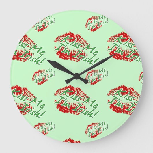 キスMe I' I' I' I' I's Iilhand Clock-Pick Your Backg ラージ壁時計 (正面)