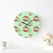 キスMe I' I' I' I' I's Iilhand Clock-Pick Your Backg ラージ壁時計 (ホーム)