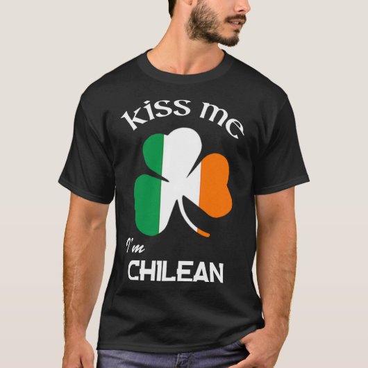 キスMe I m Chili Shamrock Chile St Patrick s Da Tシャツ (正面)