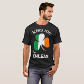 キスMe I m Chili Shamrock Chile St Patrick s Da Tシャツ (正面フル)