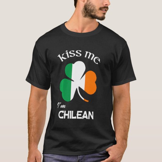 キスMe I M Chili Shamrock Chile St Patrick S Da Tシャツ (正面)