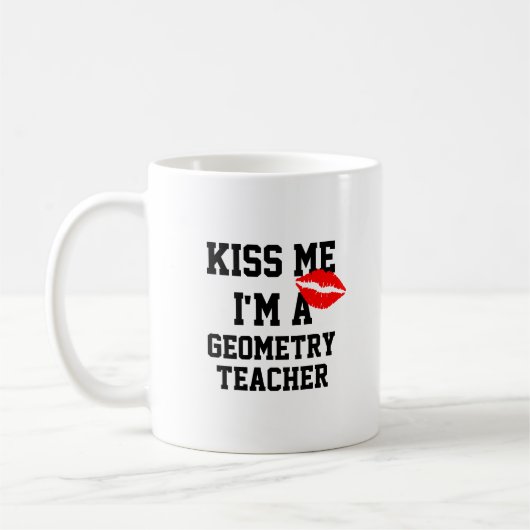 キスMe Im Aジオメトリ先生Mag コーヒーマグカップ (左)