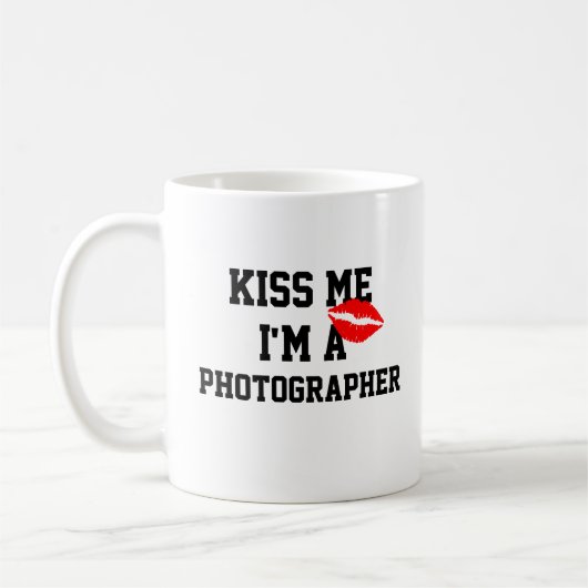キスMe Im A Photographer Mag コーヒーマグカップ (左)