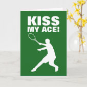 キスMY ACEグリーティングカード(テニスプレーヤーコーチ用) カード (黄色い花)