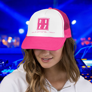 キズキズモンバダンスキャップピンク女性トラック運転手ハット キャップ