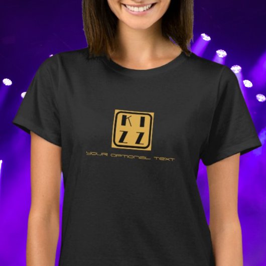 キズキズモンバダンスロゴのブラウンコーディネート Tシャツ