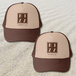 キズキズモンバダンスロゴCappie brown Hat キャップ