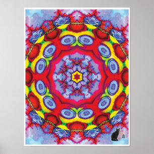 キズメット キネティック コラージュ カレイドスコープ ポスター