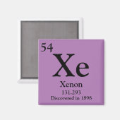 キセノン周期表 マグネット (正面/裏面)