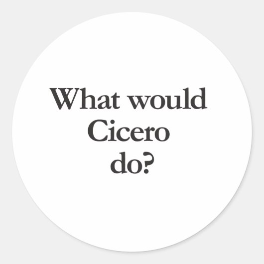 キセロがすること ラウンドシール (正面)