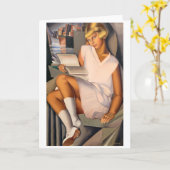 キゼットエンバラ | Tamara de Lempicka | カード (黄色い花)