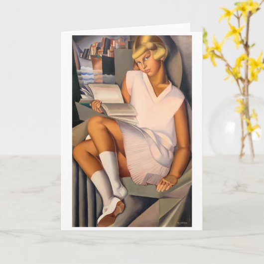 キゼットエンバラ | Tamara de Lempicka | カード (黄色い花)