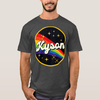 キソンレインボーイン宇宙ヴィンテージスタイル Tシャツ