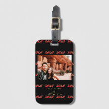 キソ愛してる！カスタム写真ラゲッジタグ