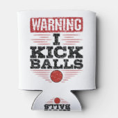 キッおもしろいク警告ボールIキック・ボール 缶クーラー (裏面)
