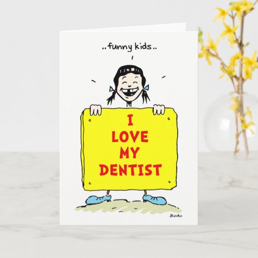 キッおもしろいズデン前向きタル引用文グリーティングカード カード (黄色い花)