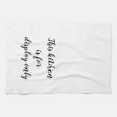 キッおもしろいチン引用文 キッチンタオル (横)