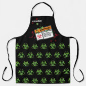 キッおもしろいチン生物学的災害［有害物質］グロス エプロン (正面)