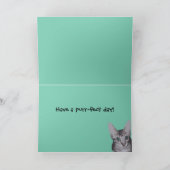 キッおもしろいテン誕生日 カード (内部)