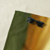 キッおもしろいテ不気味ン ビーチタオル (インサイチュ)