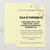 キッお洒落ズ誕生日招待状 招待状 (正面/裏面)