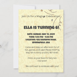 キッお洒落ズ誕生日招待状 招待状