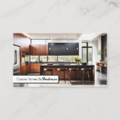 キッお洒落チンカスタム建築モデル 名刺 (正面)