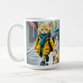 キッお洒落テレ走ンクラシックマグ コーヒーマグカップ (左)