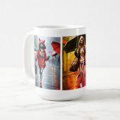 キッお洒落テレ走ンクラシックマグ コーヒーマグカップ (正面左)