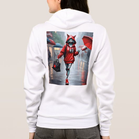 キッお洒落テレ走ン女子ベラ+キャンバスフル パーカ (裏面)