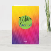 キッもっとも偉大ドスーパーヒーロー素晴らし漫画誕生日 カード (裏面)