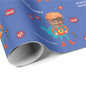 キッもっとも偉大ドスーパーヒーロー素晴らし漫画誕生日 ラッピングペーパー (ロールコーナー)