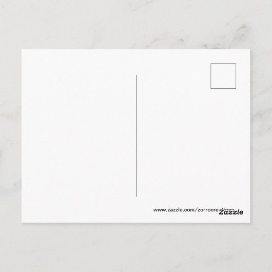 キッよくはしゃぐテン記念葉書 ポストカード (裏面)