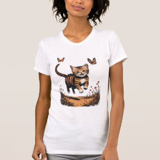 キッよくはしゃぐテンTシャツデザイン Tシャツ