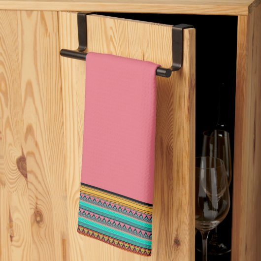 キッアステカチストライプン用タオル キッチンタオル (三つ折り)