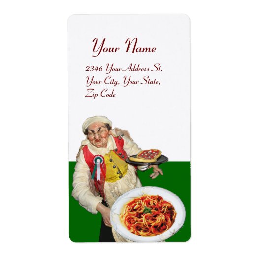 キッイタリアンチン赤緑白 ラベル (正面)