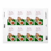 キッイタリアンチン赤緑白 ラベル (フルシート)