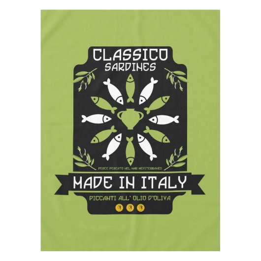 キッイタリアンチン テーブルクロス (正面)