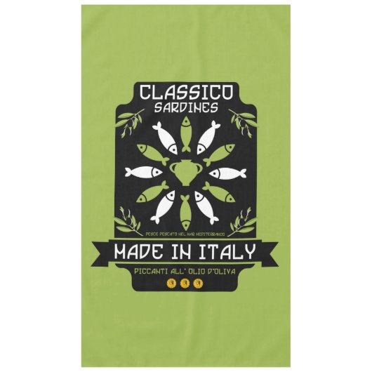 キッイタリアンチン テーブルクロス (正面)