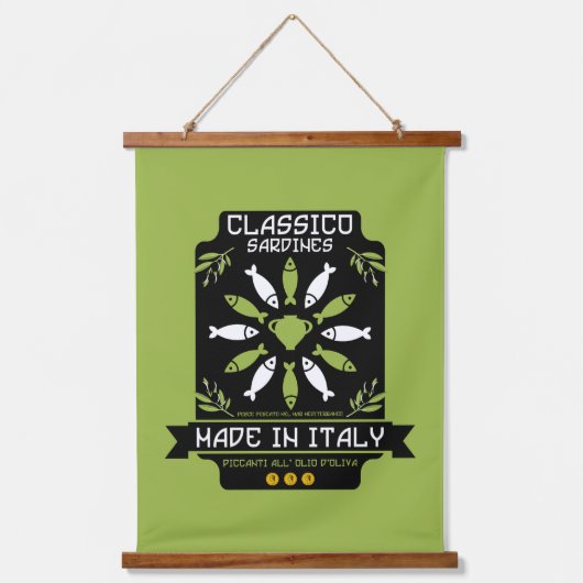 キッイタリアンチン 吊り下げ型タペストリー (正面)