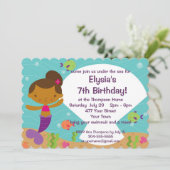 キッカスタムズ·マーメイド誕生パーティー 招待状 (スタンド正面)