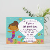 キッカスタムズ·マーメイド誕生パーティー 招待状 (スタンド正面)