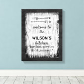 キッカスタムチン引用文キャンバスのウォールアート キャンバスプリント (インサイチュ (ウッドフロア))