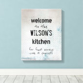 キッカスタムチン引用文キャンバスのウォールアート キャンバスプリント (インサイチュ (ウッドフロア))