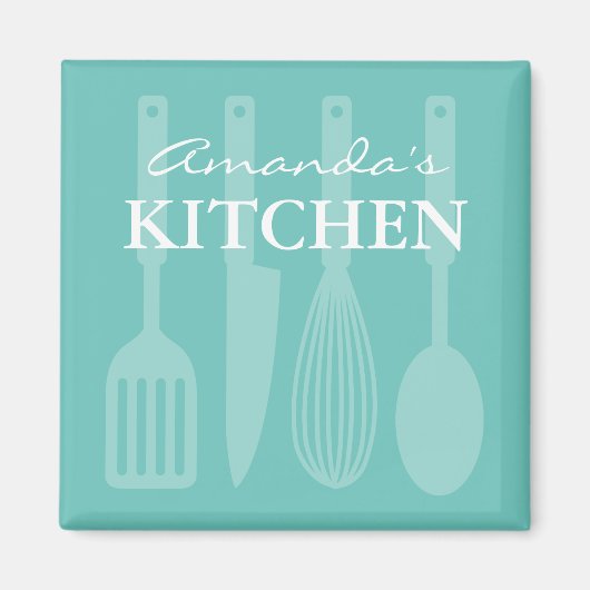 キッカスタムチン料理具付き冷蔵庫用マグネット マグネット (正面)