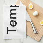 キッカスタムチン（紅茶）タオル16インチx 24インチ（3セット） キッチンタオル (四つ折り)